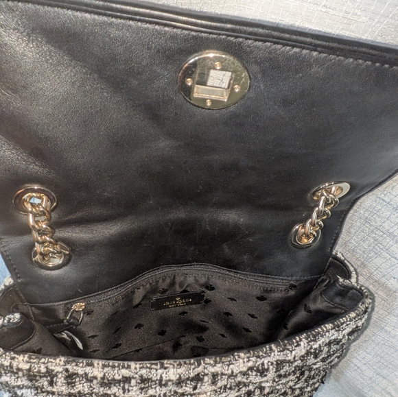Kate Spade $429 Natalia Tweed Medium Flap Shoulder, and Crossed body Bag - Picture 15 of 17